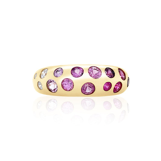 Pink Ombré Classic Nomad Ring