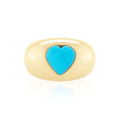 Heart Chunky Nomad Ring