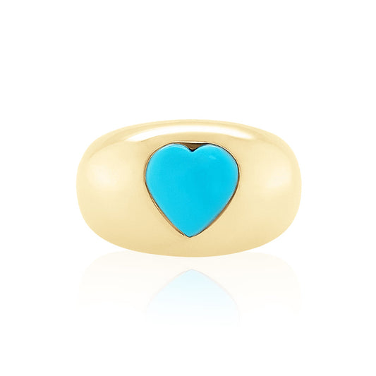 Heart Chunky Nomad Ring