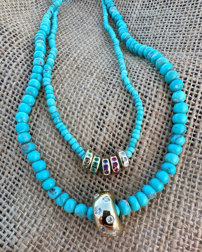 Beaded Strand - Turquoise