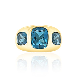 Elongated Cushion Cut Chunky Nomad Ring