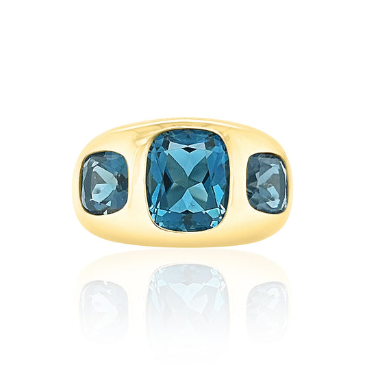 Elongated Cushion Cut Chunky Nomad Ring