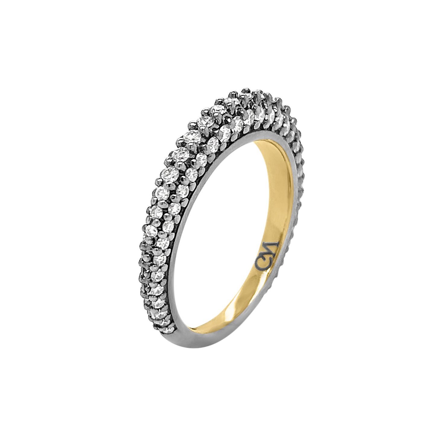 Super Skinny Pavé Nomad Ring