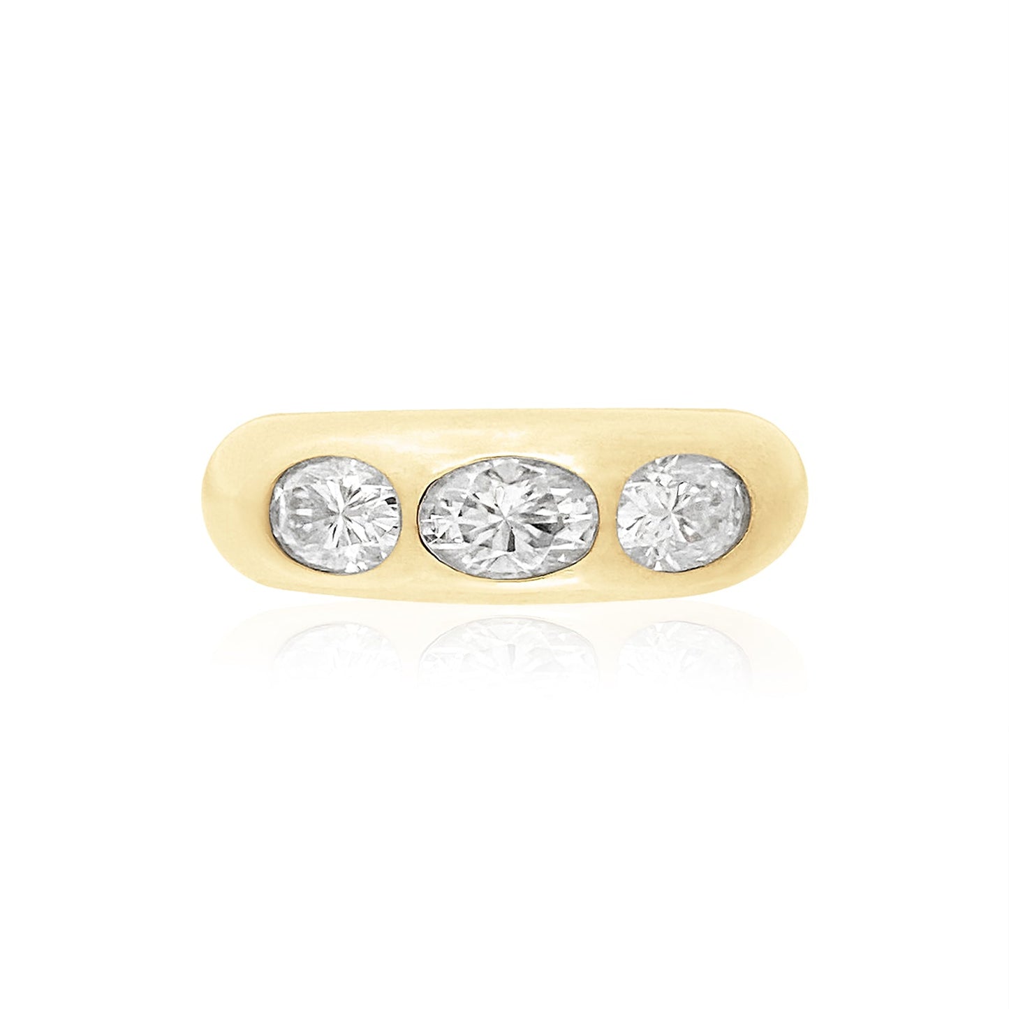 3 Oval Classic Nomad Ring