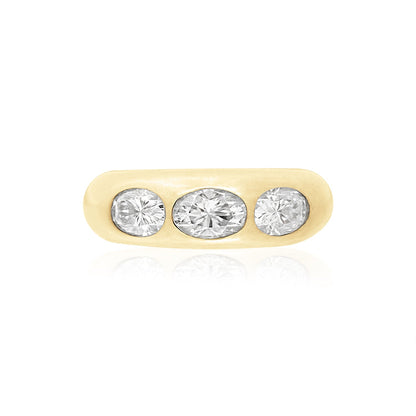 3 Oval Classic Nomad Ring