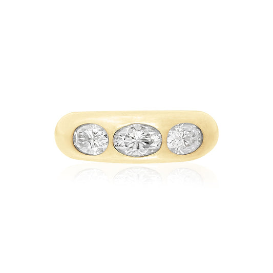 3 Oval Classic Nomad Ring