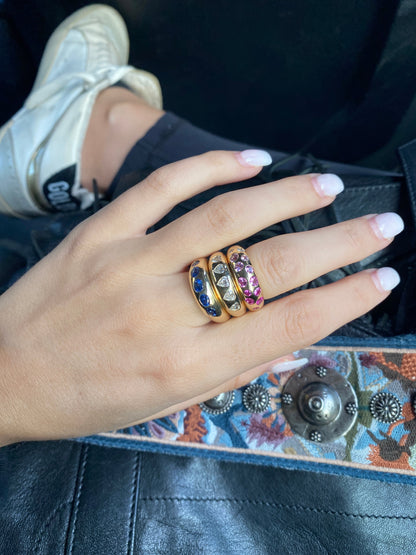 Pink Ombré Classic Nomad Ring