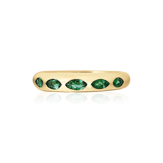 5 Marquise Skinny Nomad Ring